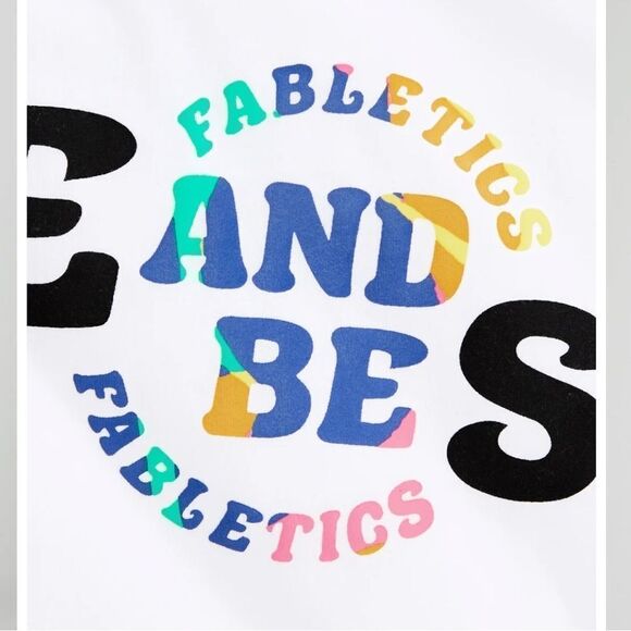 Fabletics The 24-7 Tank “See and be seen” White XL NWT‎ in packaging - Picture 4 of 7